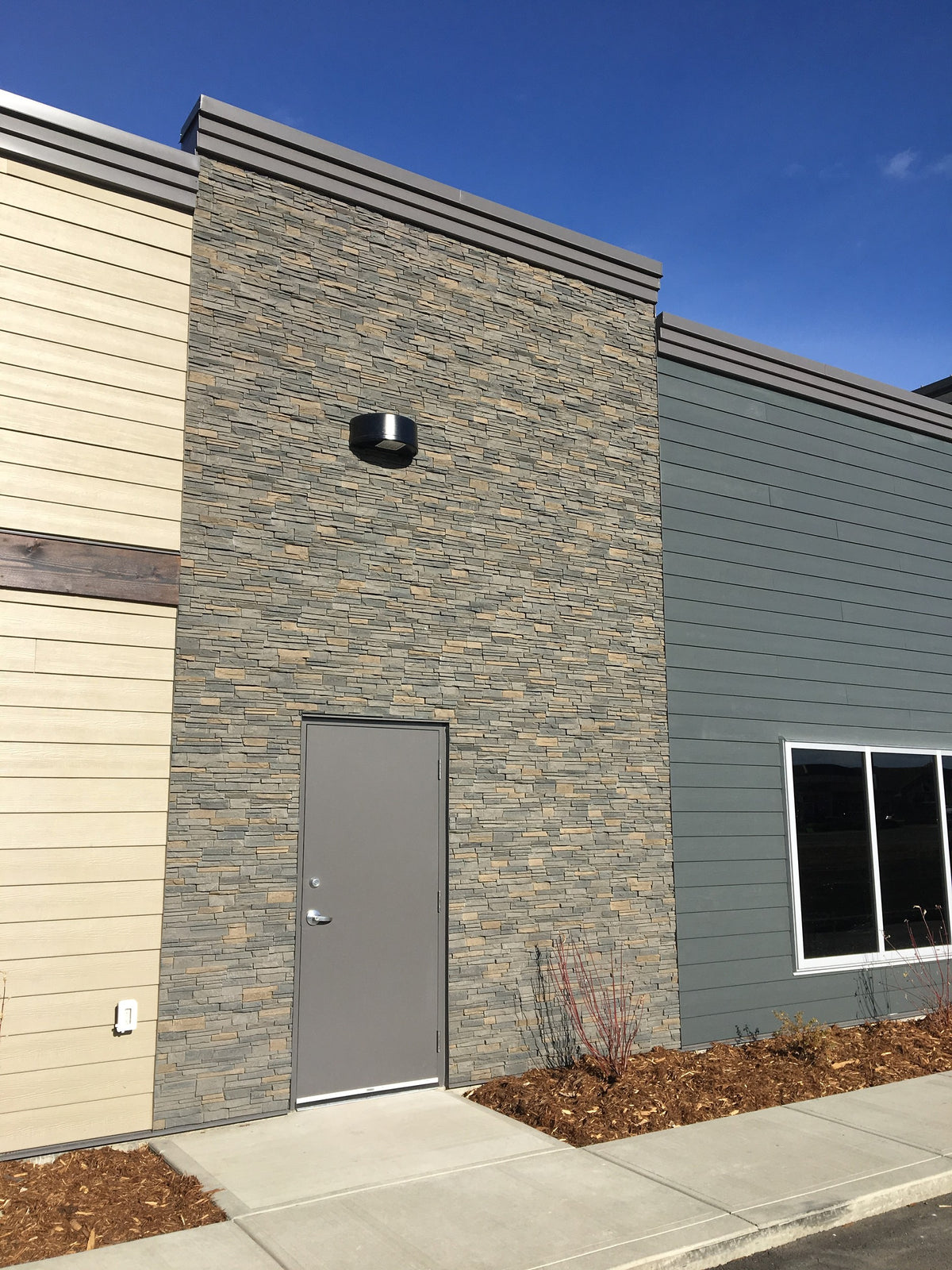Quality Stone Stacked Stone Panel in Grey Brown — view 35