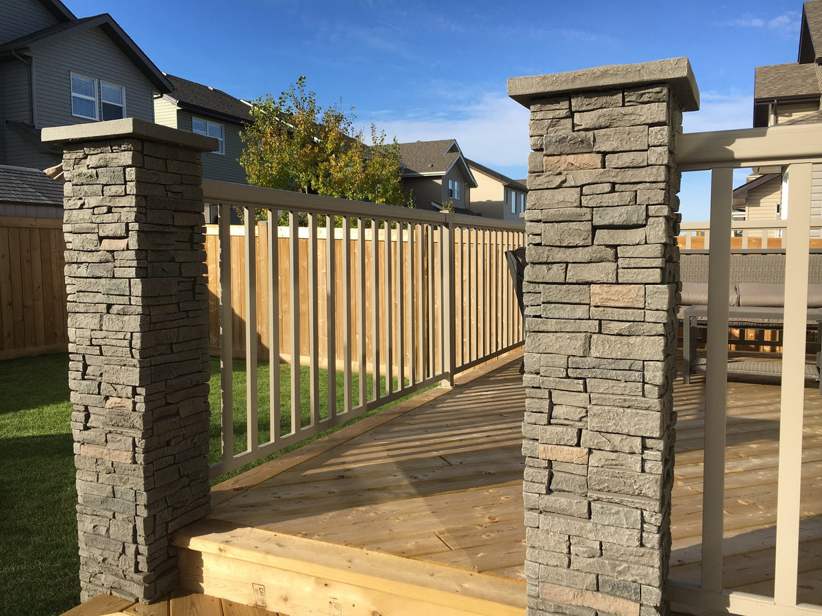 Quality Stone Stacked Stone Panel in Grey Brown — view 45