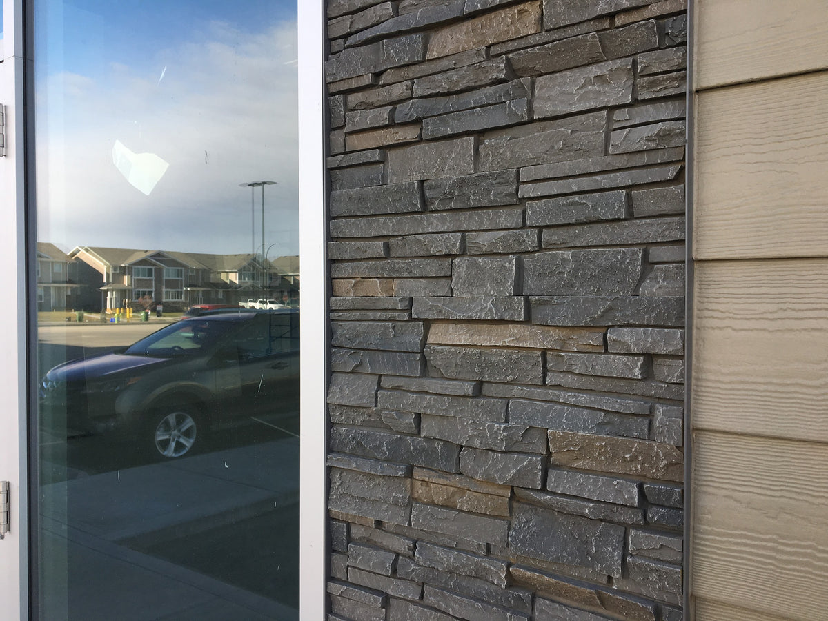 Quality Stone Stacked Stone Panel in Grey Brown — view 47