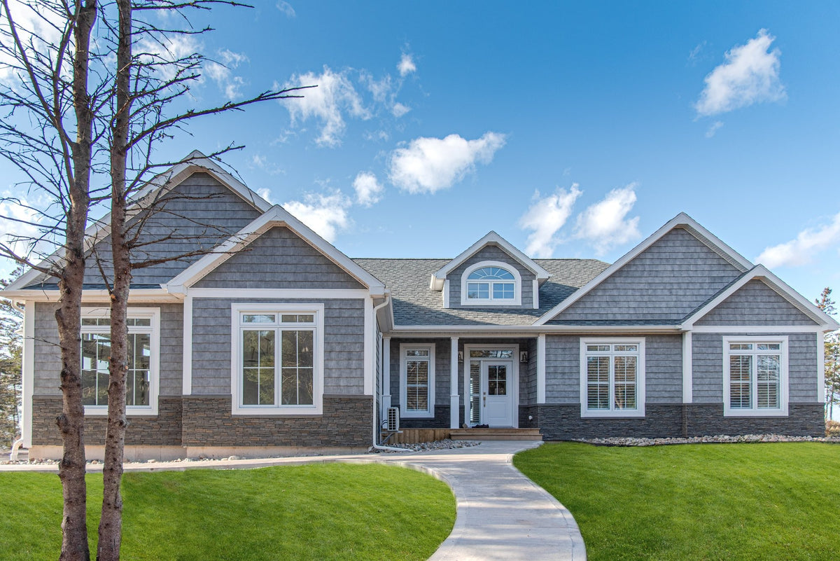Quality Stone Stacked Stone Panel in Grey Brown — view 48