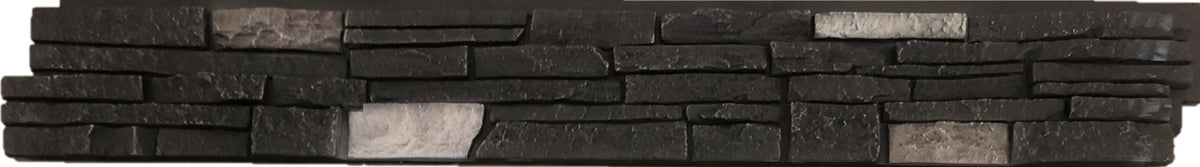 Quality Stone Stacked Stone Panel in Midnight Shadow — view 26