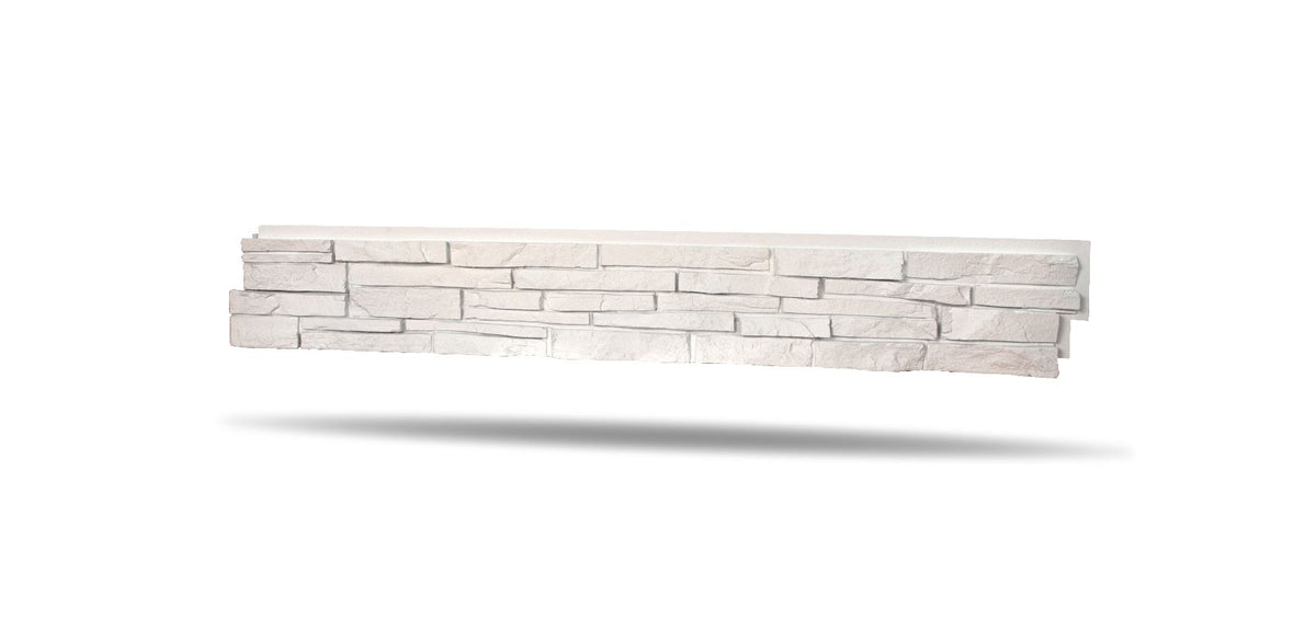 Quality Stone Stacked Stone Panel in Simply White — view 37