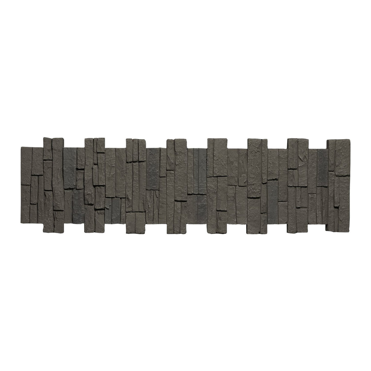 Quality Stone Stacked Stone Pillar Panel in Grey Blend