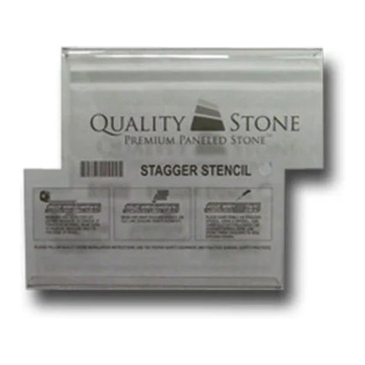 Quality Stone Stagger Stencil