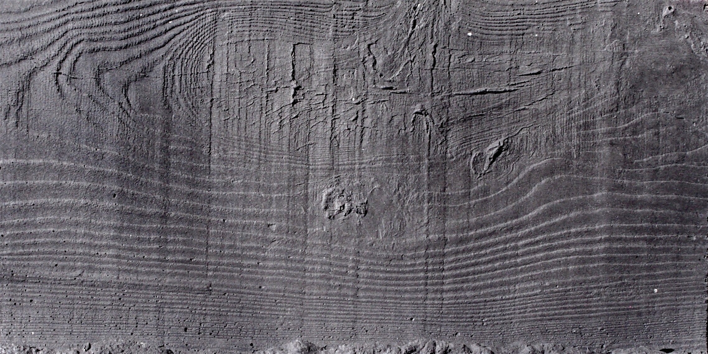 RealCast Board-Form Concrete Wall Panel in Charcoal — fiber-reinforced concrete plank, 3.33 sq ft per piece