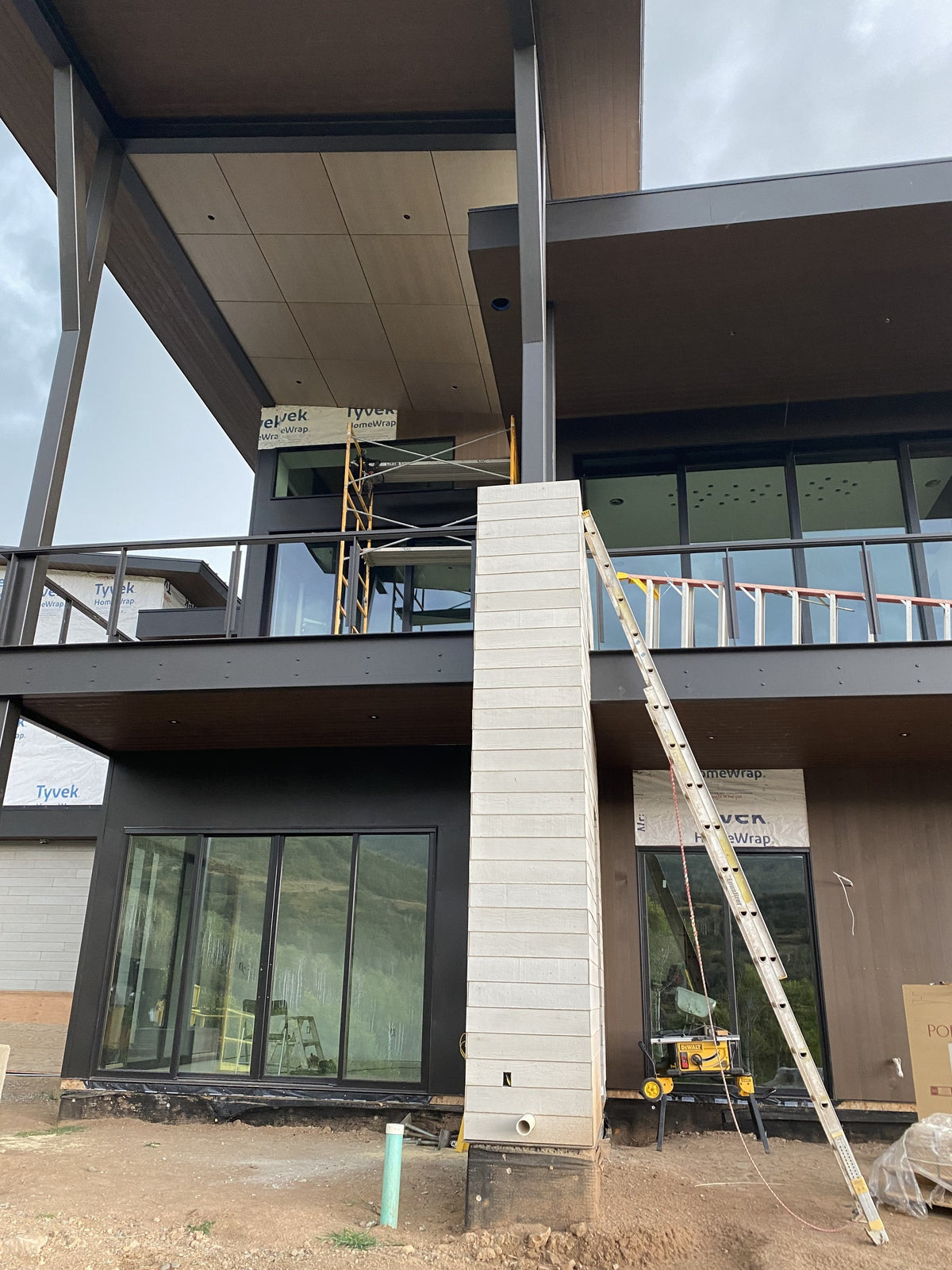 RealCast Board-Form Panel in Natural Grey