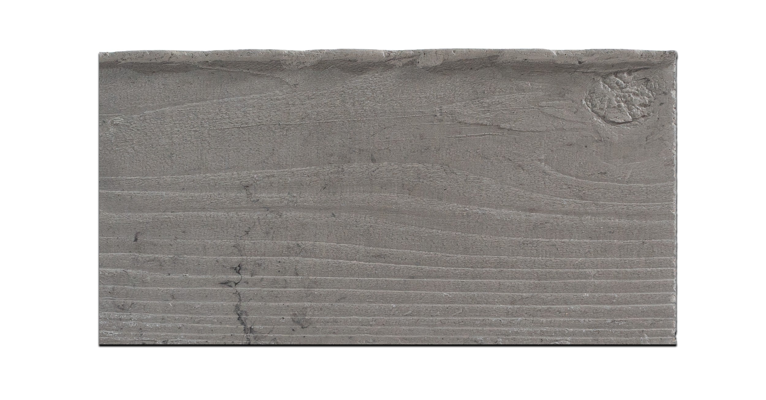 RealCast Board-Form Concrete Wall Panel in Medium Grey — fiber-reinforced concrete plank, 3.33 sq ft per piece