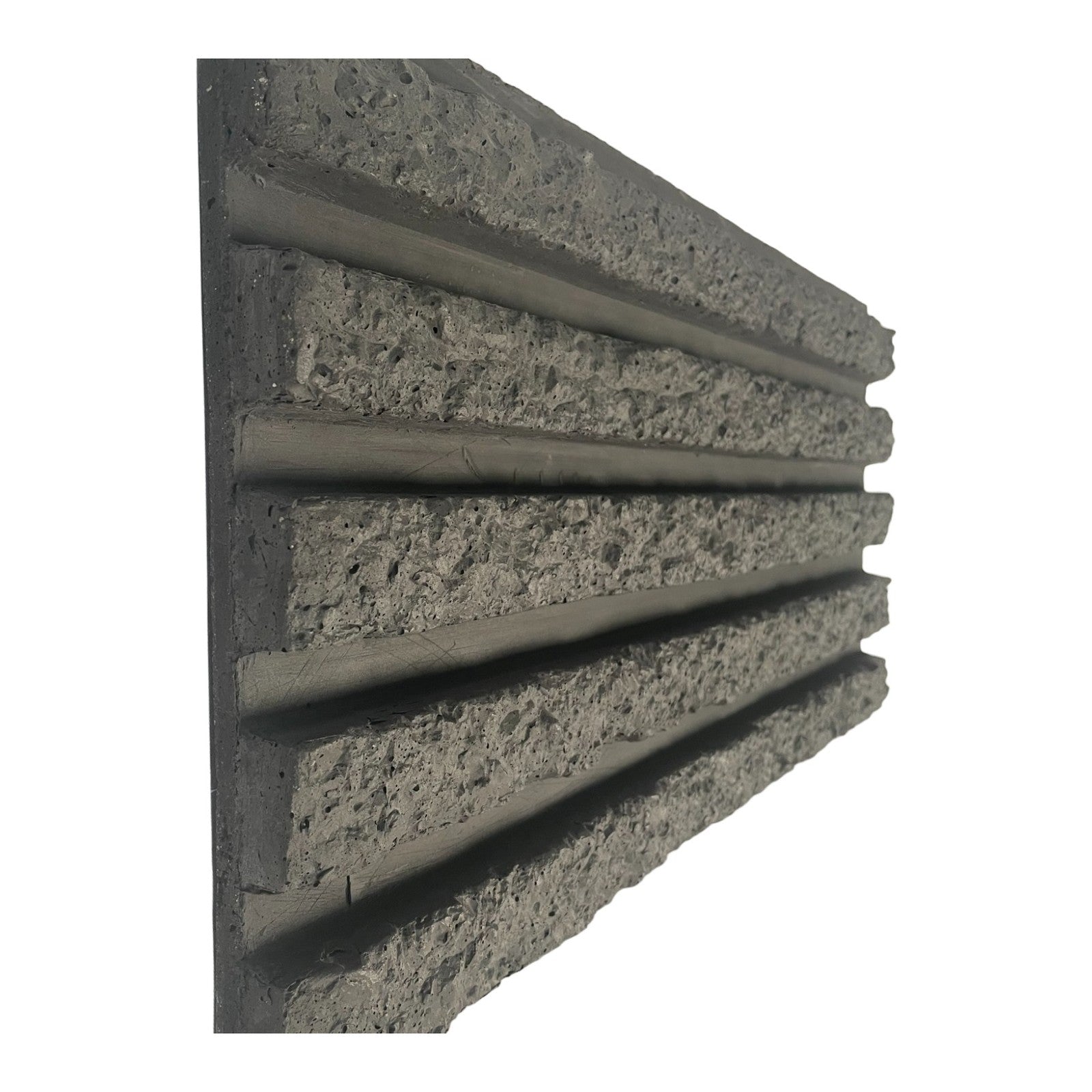 RealCast Fluted Panel in Charcoal