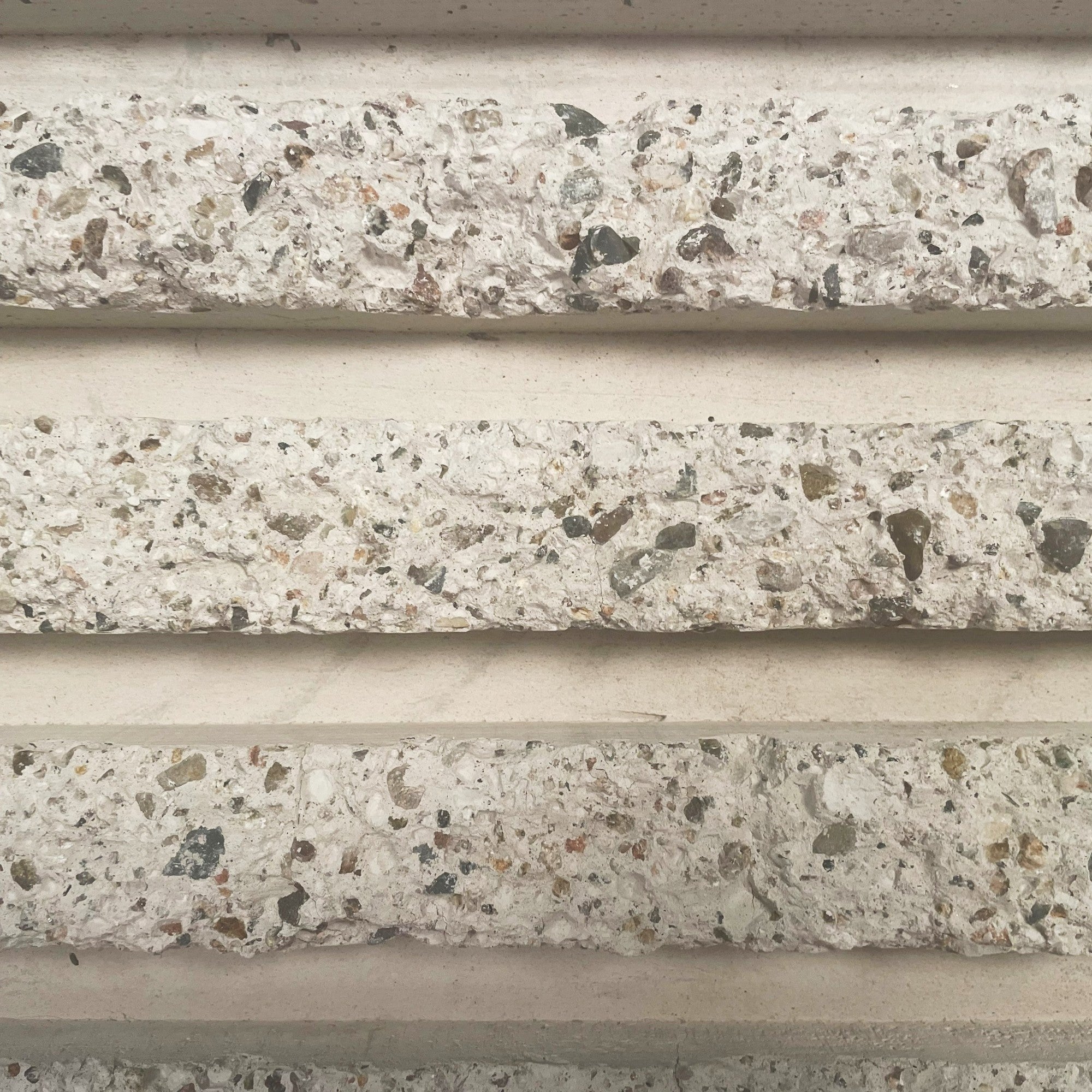 RealCast Fluted Concrete Wall Panel in Light Grey — 1-1/2-inch vertical flute depth, 1.9 sq ft per piece