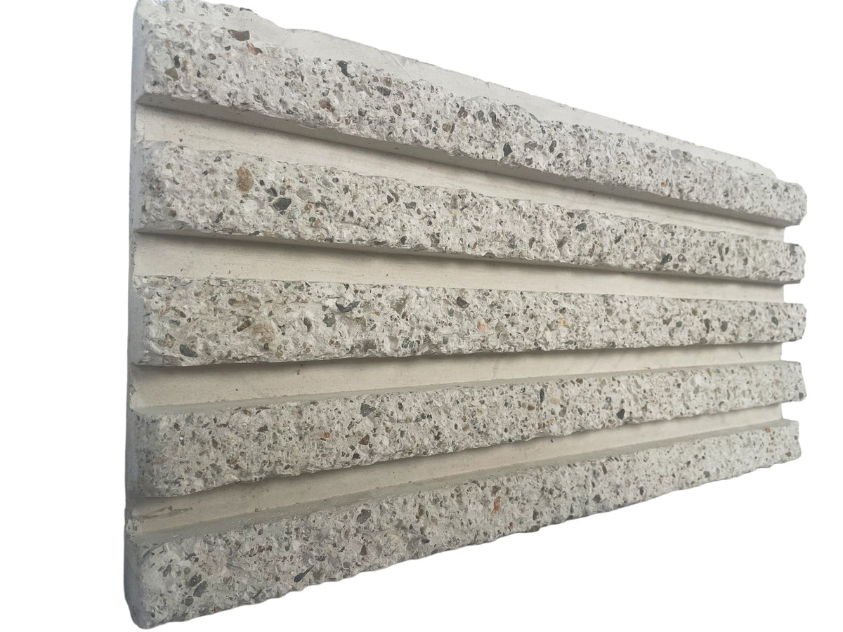 RealCast Fluted Panel in Light Grey — view 9