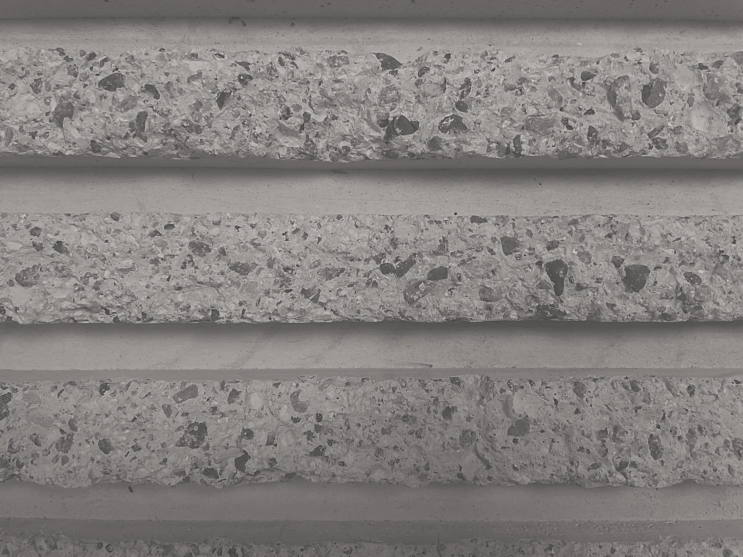 RealCast Fluted Concrete Wall Panel in Medium Grey — 1-1/2-inch vertical flute depth, 1.9 sq ft per piece