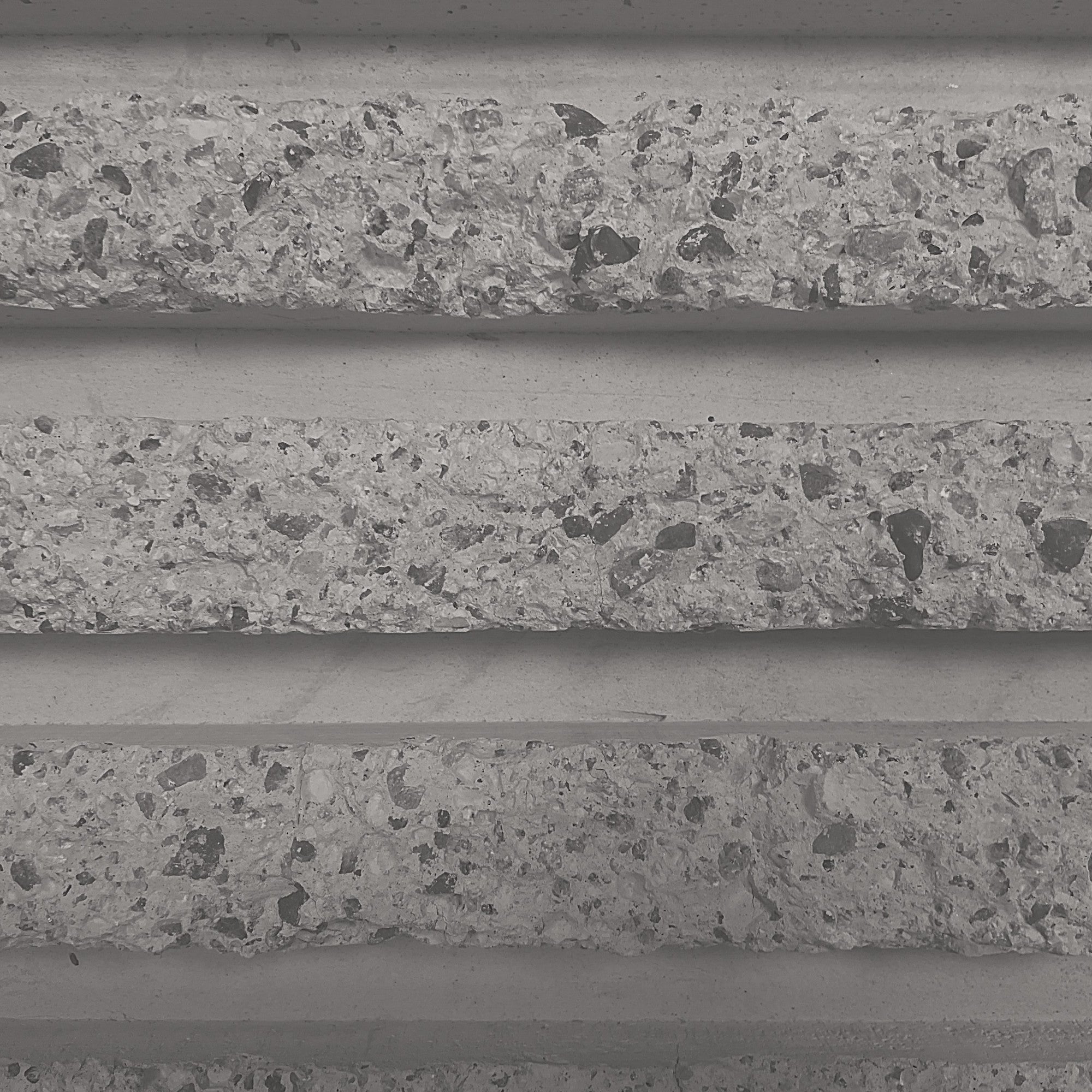 RealCast Fluted Concrete Wall Panel in Medium Grey — 1-1/2-inch vertical flute depth, 1.9 sq ft per piece