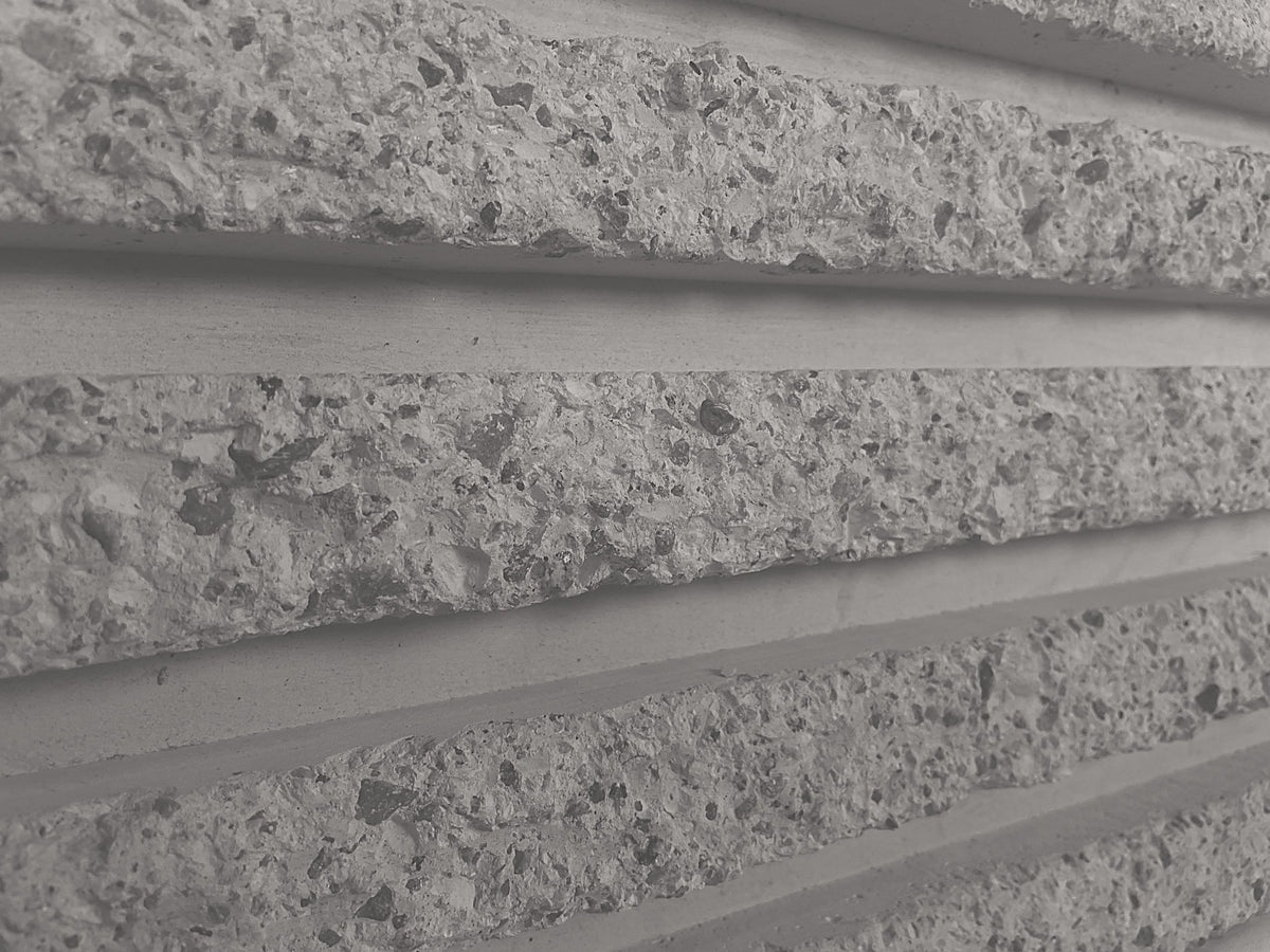 RealCast Fluted Panel in Medium Grey — view 7