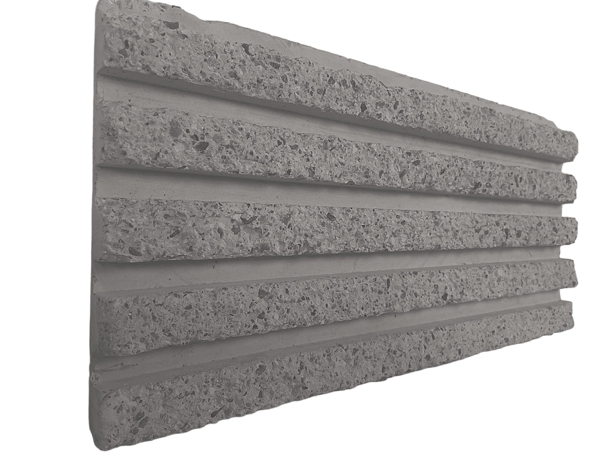RealCast Fluted Panel in Medium Grey — view 8