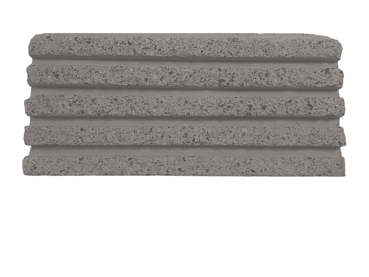 RealCast Fluted Panel in Medium Grey — view 9