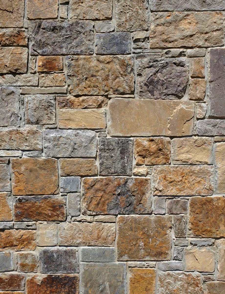 Summit Sandstone Squares and Recs stone veneer detail