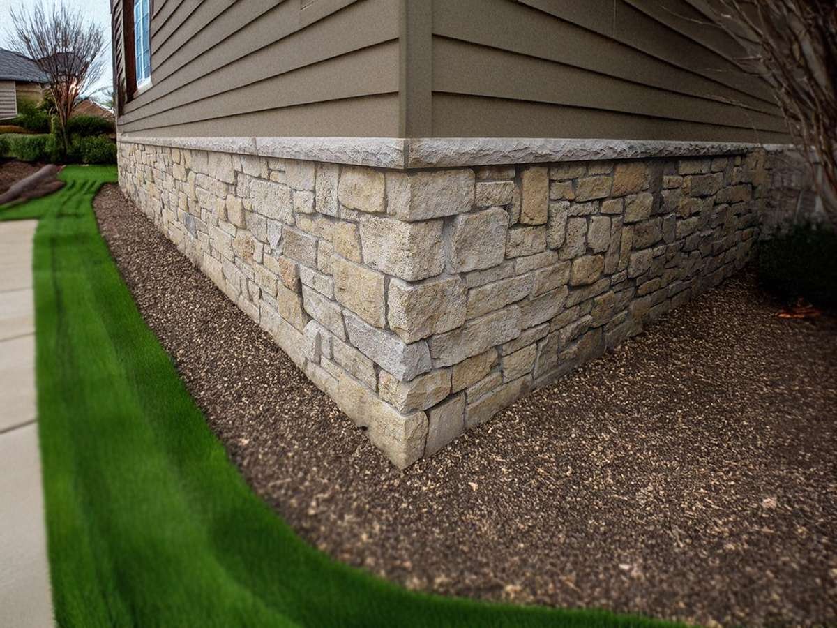 Timber Hollow Limestone natural stone installation