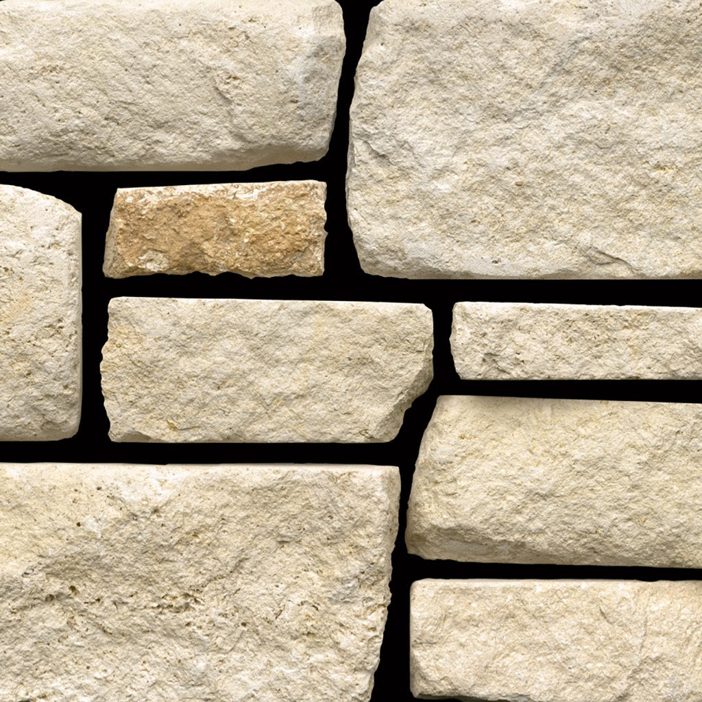 Timber Hollow Limestone natural limestone thin veneer sample — Earthworks Eco Wood