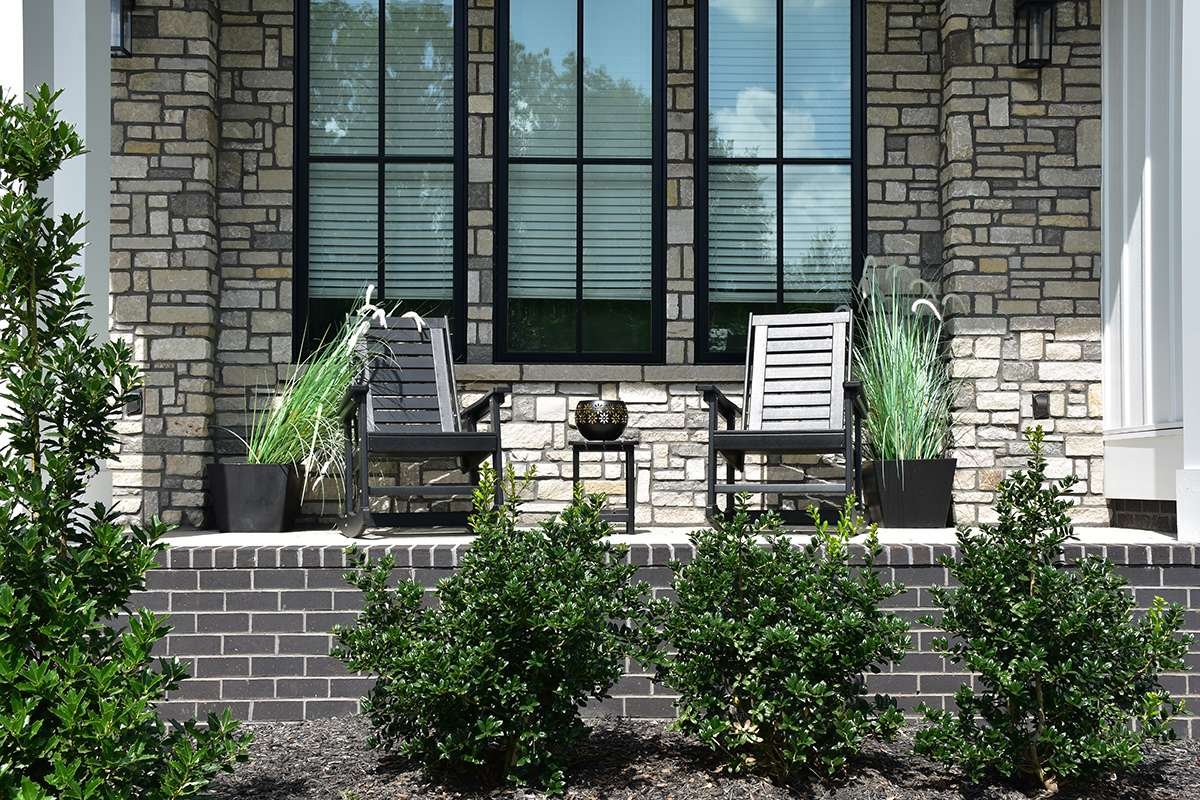 Vintage Hollow Limestone natural stone installation
