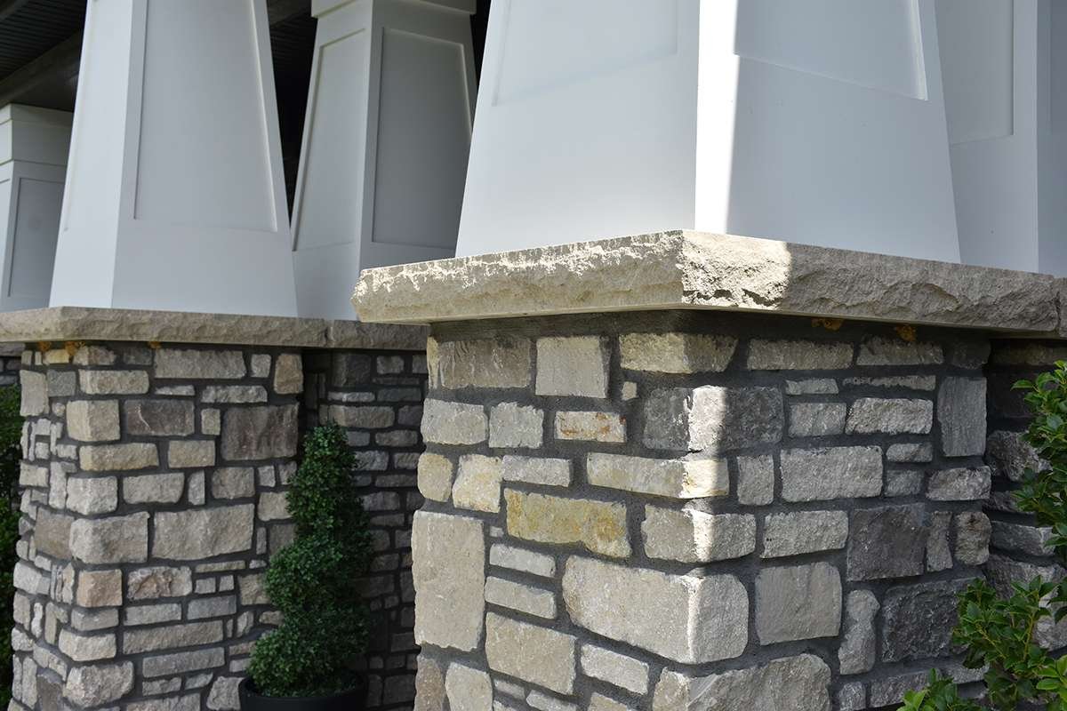 Vintage Hollow Limestone natural stone project